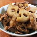低カロ探検隊's cooksnap of when they made レンコン・まいたけと豚肉の炒め煮.