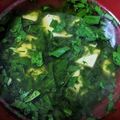 ＊リンちょ＊'s cooksnap of when they made モロヘイヤと豆腐のスープ.