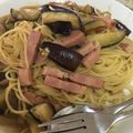 ヘタ子's cooksnap of when they made なすとベーコンの和風バター醤油パスタ.