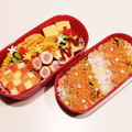 こともみ's cooksnap of when they made もうすぐ春です 小学生 可愛い お弁当.