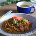 愛じゃな～い？'s cooksnap of when they made 給料前に！もやしの【焼きそばソース】炒め.