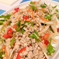 クックR7MU6H☆'s cooksnap of when they made エビと鶏挽き肉のタイ風春雨サラダ.