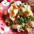 クックNYANKO☆'s cooksnap of when they made うなぎのタレと温泉たまごで楽チン丼.