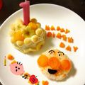 yoko0902's cooksnap of when they made 1歳の誕生日！アンパンマンケーキプレート.