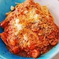 なおきちの食卓's cooksnap of when they made トマトジュースのスパゲッティ.