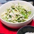 えりっく23's cooksnap of when they made 京みず菜の豆腐ドレッシングサラダ.