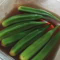 美羽凌's cooksnap of when they made 簡単オクラのお浸し.
