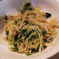 ☆ひさ郎☆'s cooksnap of when they made 旬☆オクラの新芽とエノキのおひたし.