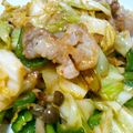Mariko－－'s cooksnap of when they made 回鍋肉（ホイコーロー）.