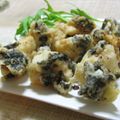 caramel-cookie's cooksnap of when they made 鶏肉の海苔ごま揚げ～♪.