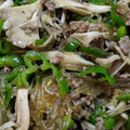 らっきー！'s cooksnap of when they made きのこと春雨のひき肉炒め.