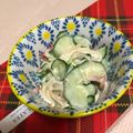 ヒカルママ123's cooksnap of when they made ほんのり甘いキュウリとカニカマのサラダ.