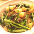 papikun's cooksnap of when they made かき菜としらすの煮浸し.
