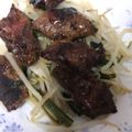 にゃんこりんご's cooksnap of when they made パパっと簡単に♪牛レバもやし炒め♪.