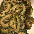 クック1OJUSY☆'s cooksnap of when they made 大量消費☆ゴーヤと大葉のゴマ炒め.