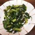 卵せんべい's cooksnap of when they made ♡大根の葉&ちりめんの和風炒め♡.