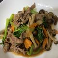 クックPZVWLF☆'s cooksnap of when they made タイ風牛肉と小松菜のオイスターソース炒め.