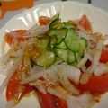 mamida_'s cooksnap of when they made 簡単ピリ辛のトマトサラダ.