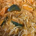 anzuneko's cooksnap of when they made 弁当に！豚肉レンジかぼちゃモヤシの炒め物.