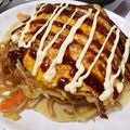 晩ごはん迷子's cooksnap of when they made 広島焼き～旨々✧2枚簡単に作っちゃお〜♡.