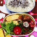 おにぎり99's cooksnap of when they made 娘絶賛♡『豚肉と大葉の肉巻き唐揚げ』.