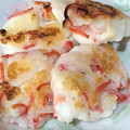 黄金の輝き亭's cooksnap of when they made 10分で♪はんぺんとカニかまの三角おやき.