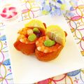 hikarin♪'s cooksnap of when they made 簡単！！飾りいなり寿司.