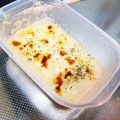 キュリあす's cooksnap of when they made レンジおからパウダーカレーチーズ蒸しパン.