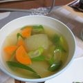 なかよしﾘﾝｺ♥️'s cooksnap of when they made ごま油香る冬瓜の中華スープ.