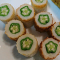 ☆ドキンちゃん☆”'s cooksnap of when they made オクラとちくわのサラダ.