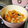 ❀akiko❀'s cooksnap of when they made STAUB*ほっくりかぼちゃのそぼろ煮.
