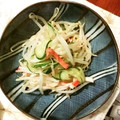 クックG1KA2L☆'s cooksnap of when they made 薄揚げともやしの酢の物＊胡麻風味.