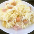 ひんべえ's cooksnap of when they made カットキャベツdeチャーハン.