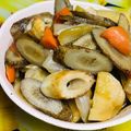 島子☆'s cooksnap of when they made 簡単ごぼうこんにゃくしめじ煮物.