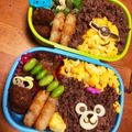 shii★cook's cooksnap of when they made そぼろでキャラ弁ダッフィー ☆ＤＵＦＦＹ.