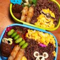 shii★cook's cooksnap of when they made ミニオン♪そぼろ弁当♪キャラ弁.