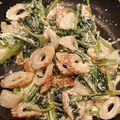 クック3C1ZEQ☆'s cooksnap of when they made ちくわと小松菜の明太マヨ酢和え.