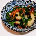 tacuba's cooksnap of when they made お弁当に！ピーマンと人参とちくわ炒め.