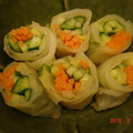 8natsu's cooksnap of when they made きゅうりと人参をキャベツで巻いた漬物♪.
