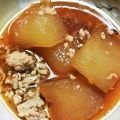 もひじ's cooksnap of when they made 簡単ズボラの『挽肉あんかけの冬瓜煮』.