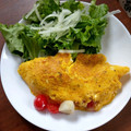 クックPGERBH☆'s cooksnap of when they made トマト＆ベーコン＆チーズのオムレツ.