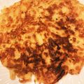 ♡greentea♡'s cooksnap of when they made 簡単！長芋&チーズのお好み焼き風チヂミ！.