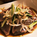 CS555's cooksnap of when they made タレが美味しいカツオのたたき.