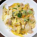 市原のご飯's cooksnap of when they made めんつゆで簡単☆親子丼☆.
