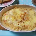 ぽんた38's cooksnap of when they made 余ったチャンちゃん焼きでグラタン.