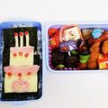 きゅー24's cooksnap of when they made ケーキのお弁当☆キャラ弁☆お誕生日.
