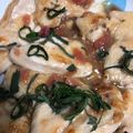 クックJVNQNE☆'s cooksnap of when they made ポンの鶏肉の梅ポン酢炒め.