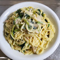 ebipeco's cooksnap of when they made ツナ缶とほうれん草のクリームパスタ.