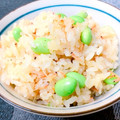 ☆３匹の子ぶた☆'s cooksnap of when they made 簡単旨い♡桜えびと枝豆の春色炊き込みご飯.