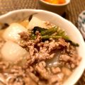 烏龍茶梅's cooksnap of when they made 優しい味 カブのそぼろ煮.